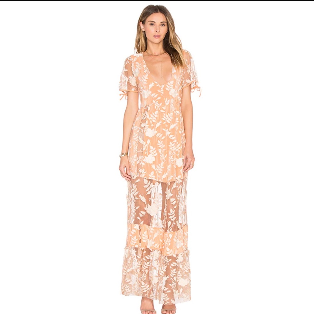 For Love and Lemons Mia Maxi Dress